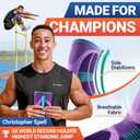 DR. BRACE ELITE Knee Brace with Size Stabilizer (2 Pack) Knee Brace for Women & Men, Workout, Sports, Daily Knee Compression Sleeve for Maximum Knee Pain Support & Fast Recovery (Galaxsis, Medium)