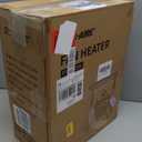 18 inch Panoramic Window with 1500W/1650W Electric Wood Fireplace Flame Effect, 4-in-1 Independent Indoor Space Heater. Full arc 3D Panoramic Flame Effect with 3S Fast Heating