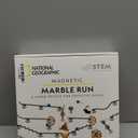 National Geographic Magnetic Marble Run - 75-Piece STEM Building Set for Kids & Adults with Magnetic Track & Trick Pieces & Marbles for Building A Marble Maze, STEM Project