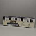 61 keys keyboard piano, Electronic Digital Piano with Built-In Speaker Microphone, Sheet Stand and Power Supply, Portable piano Keyboard Gift Teaching for Beginners (Black)