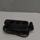 7 in 1 Cigarette Lighter Splitter, LIHAN 3 Socket Car Charger Adapter, Type-C QC3.0 PD 30W Charging, Dual USB Charging Ports, Independent Switches, LED Voltmeter, Plug Outlet 12V/24V(3.3ft Cable)