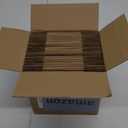 50 Pack 4x4x2 Inches Small Shipping Boxes, Brown Corrugated Cardboard Boxes, Moving Mailing Packing Box
