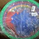 96 Pack Agility Rings 15 Inch Speed Training Hopscotch Rings Plastic Circle Jumping Hoops Agility Hurdles for Athlete Exercise Soccer Football Gymnastics Games Practice Footwork