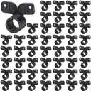 Briwooody 50 Pack 1/2 Inch Pex Suspension Pipe Clamps Tubing Supports for Pex, Copper, Cpvc Pipe, Butterfly Style(Black)
