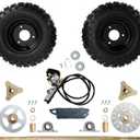 Bruce & Shark 29" Rear Axle Assembly Complete Wheel Hub Kit for Go Kart Quad Trike Drift Bikes go kart wheels go kart rear axle kit