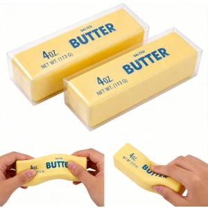 Midou Slow Rising Dumpling Squishy Butter Squeeze Toy Sensory Stress Relief Squishies Soft & Stretchy Fidget Toys for Anxiety Relief Party Favors 1Pcs with Smile Face, 5.5 inches