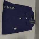 U.S. Polo Assn. Men's Classic Polo Shirt, Two-Button Closure Pique Polo Shirt, Summer Fashion Golf Shirt (Blue, M)