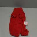 Dog Sweaters for Small Dogs, XXS Dog Sweaters Turtleneck Doggie Pajamas Jumpsuits, Small Doggy Clothes Girl Boy, Cold Weather Puppy Onesie Outfits Yorkie Chihuahua Apparel, Red, S