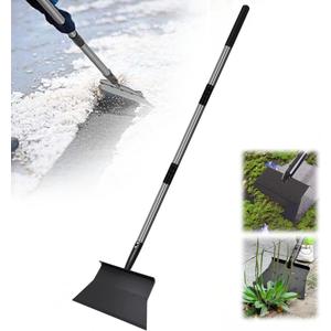 Ice Scraper Heavy Duty, 2026 New Snow Shovel, Ice Chopper for Driveway, 52 inch Flat Shovel with Adjustable Handle, Floor Scraper for Snow Ice, Weed Removal, Garden, Car Camping (1)