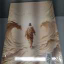 Jesus Christ Canvas Wall Art Christian Religious Poster Inspirational Scripture Prints for Home Living Room Bedroom Decor Frame-style 16x24inch (40x60cm)