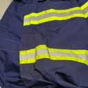 Ousafeve Class 3 Hi Vis Button Up Safety Work Shirts for Men Reflective | 360 Reflective Visibility, 80/20 Polyester-Cotton Blend, All-Day Comfort, Visibility Class 3, High-Density Stitching XXL