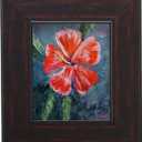 DIY Wood Plein Air Frame for Canvas 9x12, 3.1" Wide Antique Canvas Floater Frames, Vintage Canvas Floating Frame, Ornate Picture Frames(9"x12", Black Walnut)