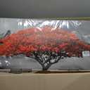 Mofutinpo Black and White Red Tree Wall Art Canvas Print Picture Large Red Tree Landscape Modern Artwork for Living Room Bedroom Office Home Wall Decoration Decor With Frame 20x40in