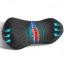 Lumbar Support Pillow for Office Chair Car Lumbar Pillow,Memory Foam Back Cushion with Breathable 3D Mesh Lumbar Support Orthopedic Backrest for Lower Back Pain Relief Ergonomic, LowerBackSupport, Black