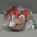 Champagne Gold Glitter Christmas Tree Topper Bow 11 Inch with 6 Ribbon Tails 3 Yards Long Wired Ribbon for Holiday Easy Style Party Decoration