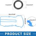 Engine Cylinder Valve Cover Gasket VS50807R VS50710 55573747 Valve Cover Gasket Set for Buick Encore 2013-2016