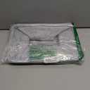 Minoisome Collapsible Storage Basket with Carry Handles Felt Fabric Storage Bin Durable Organizer for Gift Toys Shoes Clothes Towels Nursery Home Laundry Office Decorative Organizing Box(Light Grey)