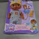 Baby Alive Lil Dreamer Snoozer Bear Sleepy Boy Baby Doll Set, Black Hair, Fun Sleepover Theme, Preschool Toys for Kids 3 Years & Up