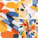 Floral Tablecloth, Flowers Table Cloth for Spring Summer Fall Autumn, Waterproof Tablecloth for Kitchen Dining Room Picnic Party Banquet, Outdoor Indoor Use Table Cover, Rectangle 60 x 84 inch (140" x 140" (Rectangular), Colorful)