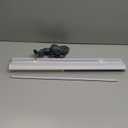 Cordless Light Filtering Mini Blind - 34 Inch Width, 48 Inch Length, 1" Slat Size - Pearl White - Cordless GII Morningstar Horizontal Windows Blinds for Interior by Achim Home Decor