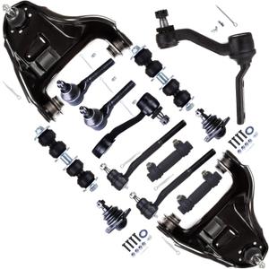 SCITOO 14-PC SET Suspension Kit For Chevrolet Blazer S10 For GMC Jimmy Sonoma For Oldsmobile Bravada Ball Joint,Control Arm,Idler Arm,Pitman Arm,Sway Bar Link,Tie Rod End