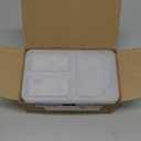 TAIHUIMY 9oz Reusable Snack Containers with Lids for Kid, New 3 Compartment Large Capacity Condiment Portion Control Meal Prep Containers for School lunch, Go out Travel, Party (10, 9, ounces)