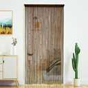 YaoYue Beaded Curtain Door String Curtains for Doorway Tassels Beads Hanging Fringe Hippie Room Divider Window Hallway Entrance Wall Closet Bedroom Privacy Decor (3979in/100200cm, Coffee) (39"W x 79"L (Pack of 1))