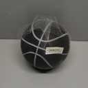 WAYNHUI Official Silent Basketball Size 7 (29.5") New Grooved Airless Foam Soundless Basketball for Quiet Dribbling and Indoor Training NOT CompressedGift for Youth (Black)