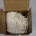 MIULEE Decorative Linen Check Throw Pillow Covers Neutral Farmhouse Vintage Pillow Covers 20x20 Set of 2 Boho Modern Home Decor for Sofa Couch Bedroom Cushion Natural Beige