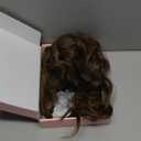 FLUFYMOOZ Ponytail Extension, 26 Inch Drawstring Ponytail Hair Extensions for Women， Long Curly Wavy Ponytail Natural Synthetic Hairpiece for Women (26" Dark Ash Blonde with Highlights)