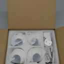 Cinnado 2K Home Security Cameras-2.4Ghz WiFi Indoor Camera with 360 Motion Detection for Pets/Nanny/Baby/Dog, 2 Way Audio, 24/7 SD Card Storage, Cloud Storage, Works with Alexa & Google Home, D1 4P