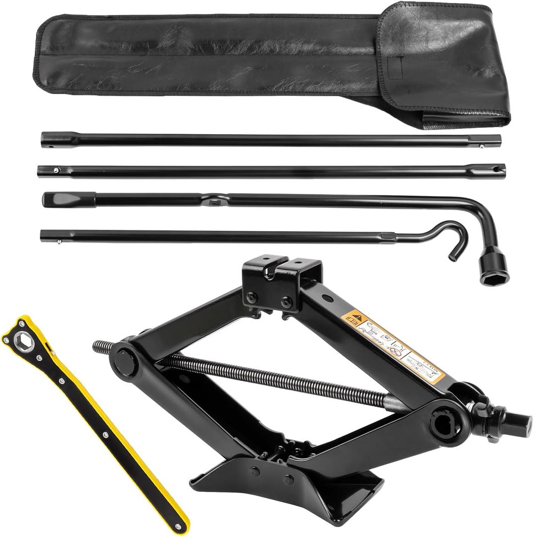 Spare Tire Jack Kit fit 2004-2019 F150, for 2.5 Ton Heavy Duty Scissor Jack, Spare Tire Tool Kit Includes Scissor Jack, Spare Tire Jack Handle and Spare Tire Lug Wrench