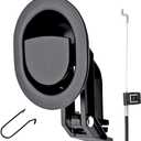 Metal Recliner Chair Sofa Handle with Cable Couch Release Lever Replacement Pull Handle Sturdy Durable Oval Handle Size 3.5" L x 3" W x 1.2" H Repair Parts Fit for Ashley and Major etc