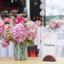 Colingmill 24 Pcs Wooden Table Number Stands Indoor Lightweight Wedding Table Name Holder Semicircular Design Place Card Holders Office Tag Photo Menu Clips Banquet Birthday Party Restaurant
