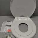 Little2Big Toilet Seat with Built-In Potty Training Seat, Slow Close, Durable Plastic, Made in USA, ROUND, White