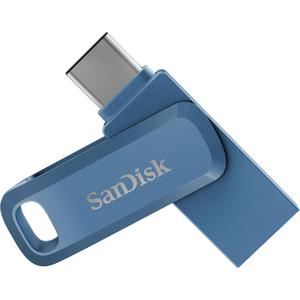 SanDisk 256GB Ultra Dual Drive Go USB Type-C Flash Drive, Blue - SDDDC3-256G-G46NB