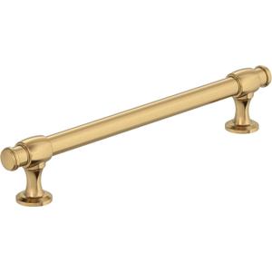Amerock BP36771CZ | Champagne Bronze Cabinet Pull | 6-5/16 in (160 mm) Center-to-Center Cabinet Handle | Winsome | Drawer Pull | Kitchen Cabinet Handle | Furniture Hardware