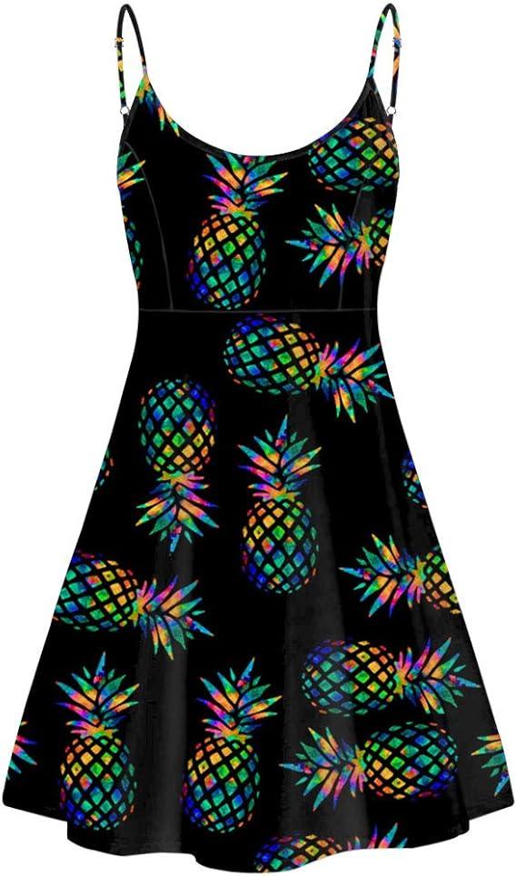 Coloranimal Women's Summer Sleeveless Casual Swing Dresses with Loose Fit Beach Sundress XL Coloranimal Women's Summer Sleeveless Casual Swing Dresses with Loose Fit Beach Sundress XL