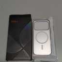 TORRAS Magnetic Slim Fit for iPhone 17 Pro Case 6.3 inch, Ultra-Thin, Compatible with MagSafe, Lightweight Matte Anti-Scratch Hard PC Cover Phone Case for iPhone 17 Pro OriginFit, Silver White