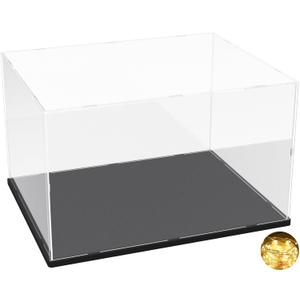 DuvinDD Acrylic Display Case for Lego Home Alone 21330, Lego City 10297 Showcase, Assemble Clear Large Display Box Dustproof Collectibles Storage Acrylic Boxes for Display (19.7x15.7x11.8 inch)