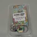 Gctriki Lanyards for Id Badges and Keys, Black Cat Flower Id Badge Holder, Cute Retractable Heavy Duty Badge Reel with 360 Degrees Rotate Carabiner Clip, Teacher Nurse Doctor Women Office Gifts