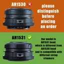 RANSOTO AH1531 Trimmer Head Replacement Rapid Reload Plus (Anti-Clockwise) Compatible with EGO Power+ STA1500 BC3800E ST1530 ST1530E ST1534 MST1501 MHC1502 15'' String Trimmer (3 Packs)