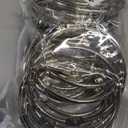 30 Pack Loose Leaf Binder Rings 3 Inch Binder Rings Metal Book Rings Heavy Duty Steel Office Book Rings for Paper Rings, Keychain Key Rings, Metal Rings for Index Cards for Home, School, and Office