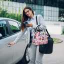 Pink Donut Lunch Bag for Woman Reusable Cute Colorful Dessert Dougnut Leakproof Insulated Lunch Box Cooler Tote Bag Food Snack Container for Men Woman Adult Work Travel Picnic