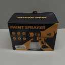 1000W High Power Paint Sprayer, Electric HVLP Spray Paint Gun with Adjustable Width Knob, 4 Nozzles & 3 Patterns, Easy to Clean for Furniture, Home Interior, House Painting(Yellow)