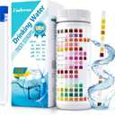 Umlecoa 16 in 1 Premium Water Test Kit - 125 Home Water Quality Test Strips for Well and Tap Test Kit - Testing for pH, Hardness, Chlorine, Lead, Iron, Copper, Nitrate, Nitrite, etc