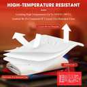 3 x Emergency Fire Blanket, 1 Pack 40 x 40 Fiberglass Fire Suppression Fireproof Blanket with Double-Sided Silicone Coating for Home, Kitchen, Fireplace, Grill, Car, Office, Warehouse