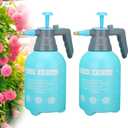 MRPAPA Garden Pressure Sprayer, 2 Liter/4.5 Pints, Handheld Pressure Plant Spritzer, Set of 2,Blue