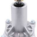 Lawn Mower Spindle Assembly Application for AYP 187292 Dixon 532192870 Husqvarna 532192870 532187292 532187281 539112057 587125401 587820301 Ariens 21546238 by 4 Tapped Bolts Zerk