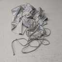 DaiLiWei 3 Piece Swimsuits for Women Festival Rave Outfits Metallic Glitter Bikini Sets Sexy Bathing Suit Beach Skirt 2025 M